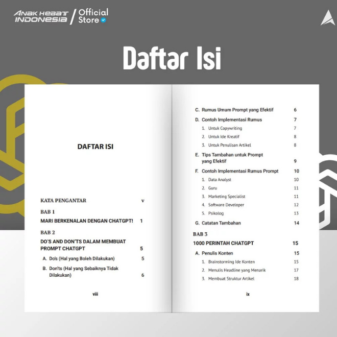 Rahasia ChatGPT: Kitab 1000 Prompt Optimasi Bisnis & Omzet Penjualan screenshot