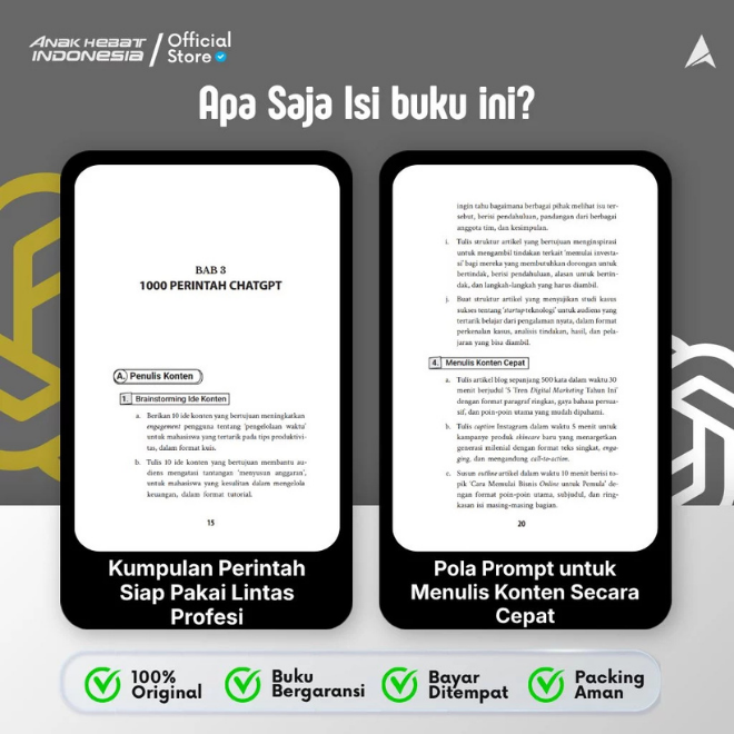 Rahasia ChatGPT: Kitab 1000 Prompt Optimasi Bisnis & Omzet Penjualan screenshot