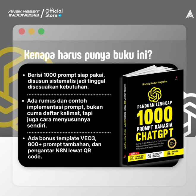 Rahasia ChatGPT: Kitab 1000 Prompt Optimasi Bisnis & Omzet Penjualan screenshot